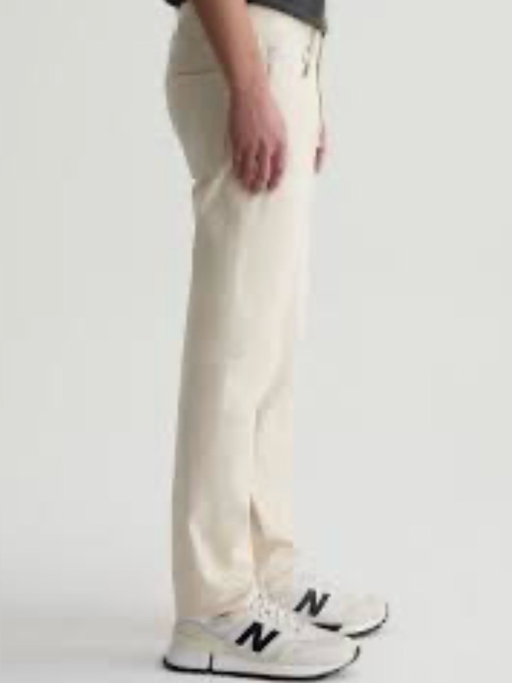 Ag Jenas Men's Straight-Leg Casual Pants in Cream Sz 32 x 33